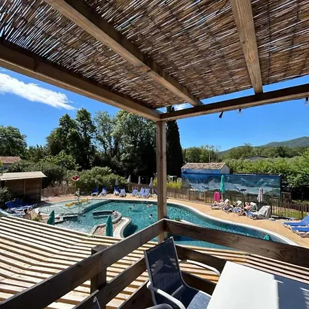Zecamping 3 Etoiles Piscine Chauffee Locatif Tv Clim 17m2 Campsite 3*