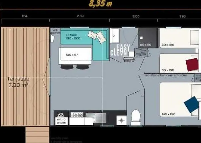 Zecamping 3 Piscine Chauffee Soirees Animees Bar Et Restaurant 로크부른수르알젠스